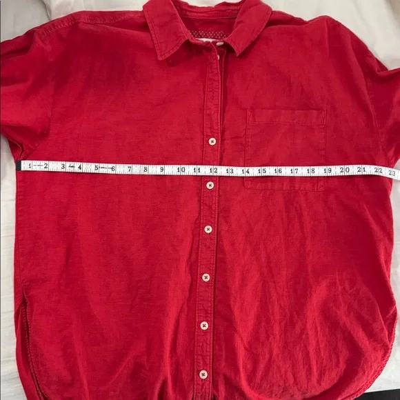 Anthropologie Maeve The Bennet Button Down Christmas Holiday Party Size Small - Picture 9 of 11